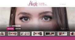 Desktop Screenshot of hushlashstudio.com