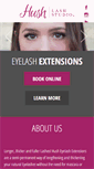 Mobile Screenshot of hushlashstudio.com